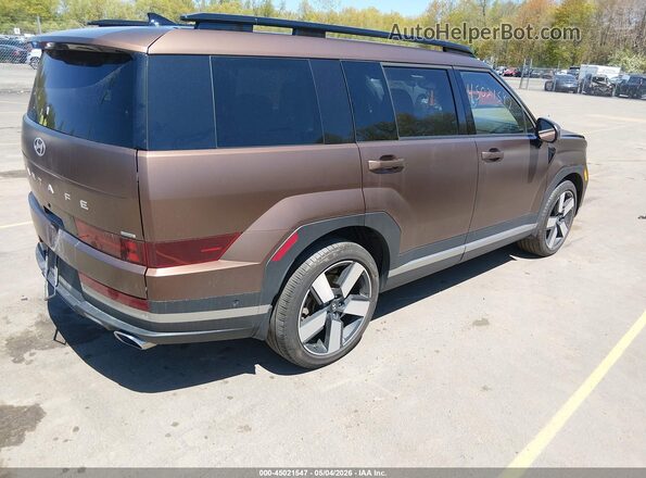 5NMP4DGL0RH017839 2024 HYUNDAI SANTA FE 4D 4WD Brown Trasero derecho
