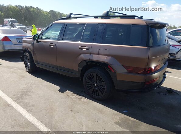 5NMP54G16SH058901 2025 HYUNDAI SANTA FE HYBRID Brown უკანა მარცხენა