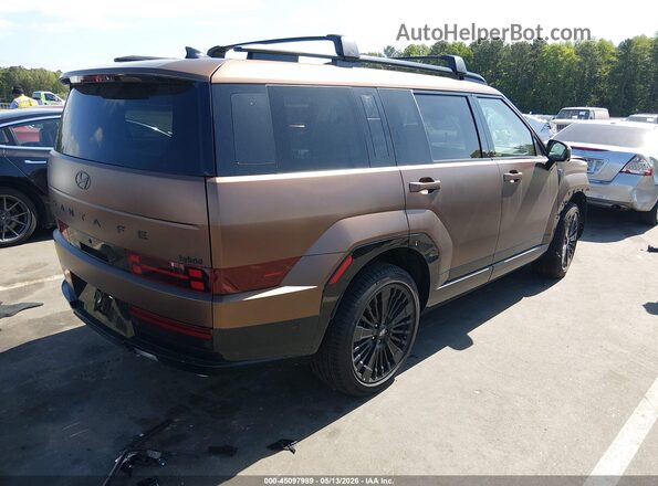 5NMP54G16SH058901 2025 HYUNDAI SANTA FE HYBRID Brown უკანა მარჯვენა