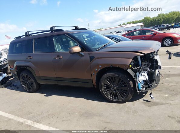 5NMP54G16SH058901 2025 HYUNDAI SANTA FE HYBRID Brown სალონის 360-გრადუსიანი ხედი