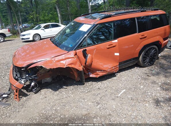5NMP54GL2SH141534 2025 HYUNDAI SANTA FE Orange წინა მარცხენა ხედი სამი მეოთხედიდან