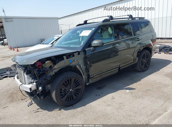 5NMP5DG12SH028102 2025 HYUNDAI SANTA FE HYBRID Green Vista tres cuartos delantera izquierda