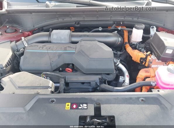 5NMP5DG16RH001088 2024 HYUNDAI SANTA FE HYBRID Red Հետևի տեսք