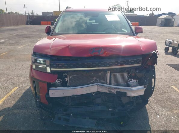 5NMP5DG16RH001088 2024 HYUNDAI SANTA FE HYBRID Red Սալոնի հետևի տեսք