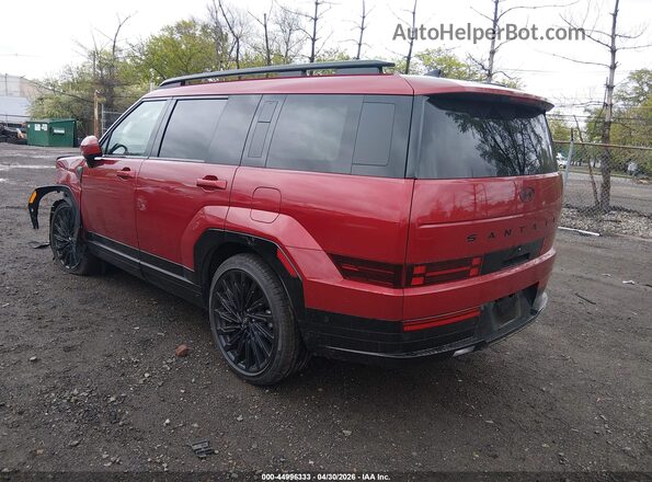 5NMP5DGL2SH106895 2025 HYUNDAI SANTA FE CALLIGRAPHY Red Trasero izquierdo