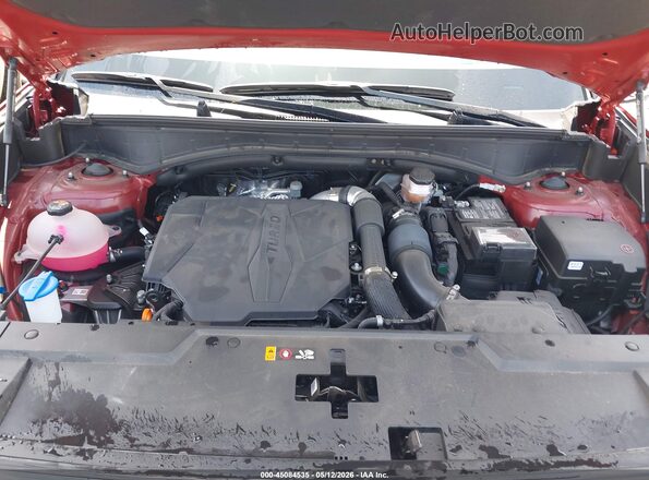 5NMP5DGLXRH046312 2024 HYUNDAI SANTA FE Red Rear view