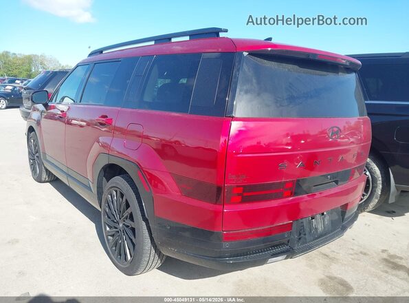 5NMP5DGLXRH058489 2024 HYUNDAI SANTA FE Red უკანა მარცხენა
