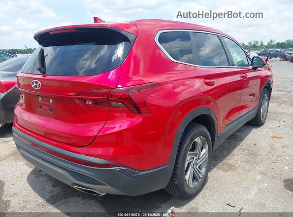 5NMS14AJ5MH323339 2021 HYUNDAI SANTA FE Красный Задняя правая четверть