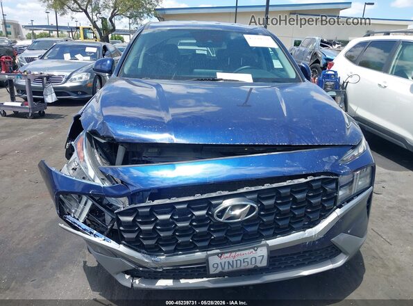 5NMS14AJ9PH522558 2023 HYUNDAI SANTA FE Blue Rear interior view