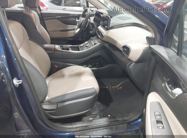 5NMS1DAJ1PH586822 2023 HYUNDAI SANTA FE Blue Widok wnętrza z przodu