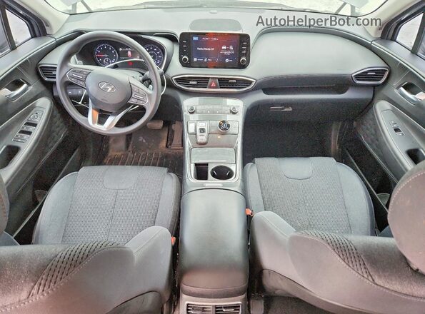 5NMS1DAJ2MH318759 2021 HYUNDAI SANTA Gray Dashboard view