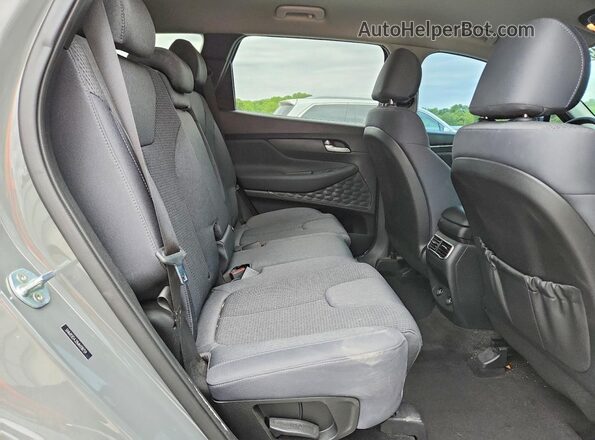 5NMS1DAJ2MH318759 2021 HYUNDAI SANTA Gray Rear interior view