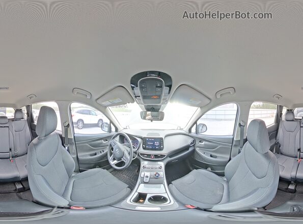 5NMS1DAJ2MH318759 2021 HYUNDAI SANTA Gray 360 interior view