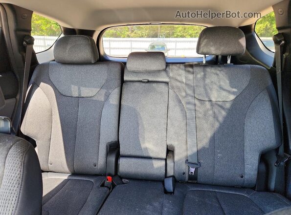 5NMS1DAJ5MH329237 2021 HYUNDAI SANTA Black Вид задніх сидінь