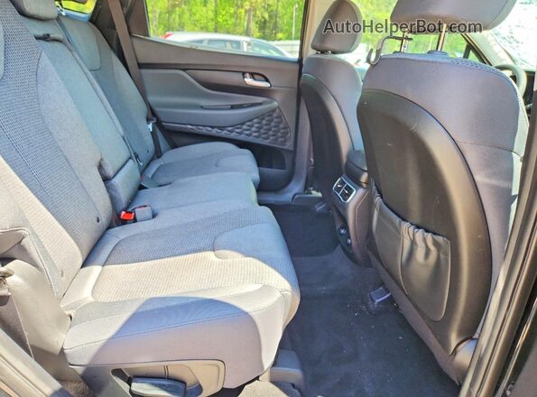 5NMS1DAJ5MH329237 2021 HYUNDAI SANTA Black Вид задньої частини салону