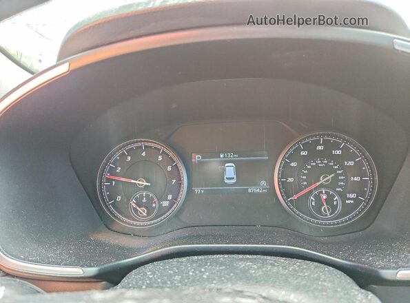 5NMS1DAJ5MH329237 2021 HYUNDAI SANTA Black Вид щитка приладів