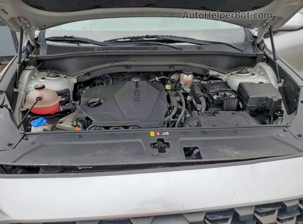 5NMS1DAJ6MH352204 2021 HYUNDAI SANTA Silver ძრავის განყოფილების ხედი