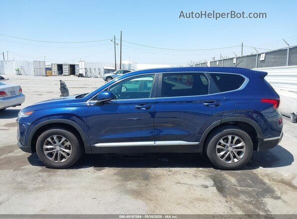 5NMS23AD1KH007970 2019 HYUNDAI SANTA FE Blue Widok wnętrza 360 stopni
