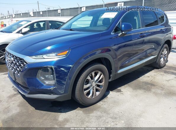 5NMS23AD1KH007970 2019 HYUNDAI SANTA FE Blue Widok z przodu