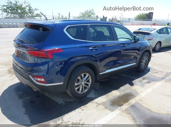 5NMS23AD1KH007970 2019 HYUNDAI SANTA FE Blue Tył prawy