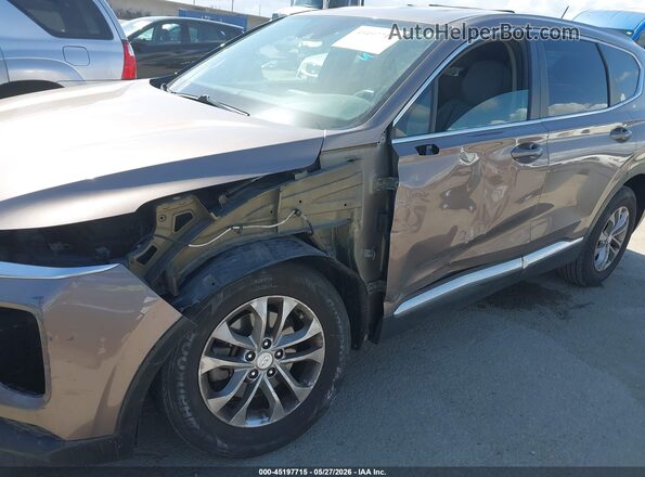 5NMS23AD1KH125775 2019 HYUNDAI SANTA FE Gray Front view