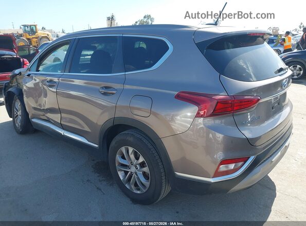 5NMS23AD1KH125775 2019 HYUNDAI SANTA FE Gray Rear left