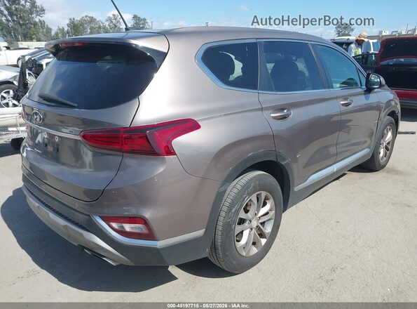 5NMS23AD1KH125775 2019 HYUNDAI SANTA FE Gray Rear right