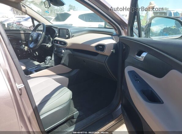 5NMS23AD1KH125775 2019 HYUNDAI SANTA FE Gray Front interior view