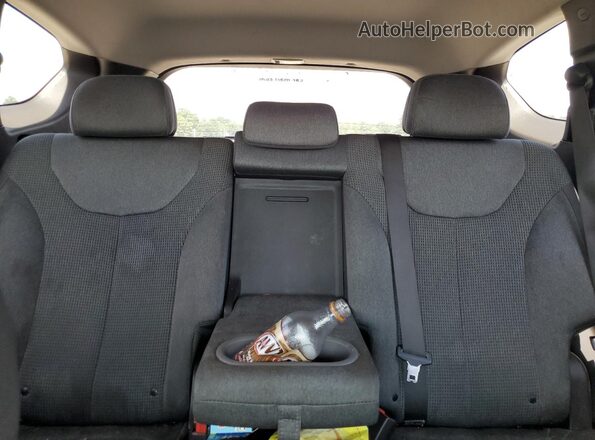 5NMS23AD2KH019948 2019 HYUNDAI SANTA Gray უკანა სავარძლების ხედი