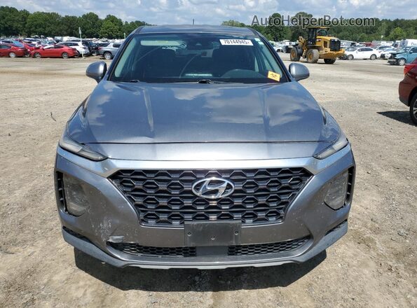 5NMS23AD2KH019948 2019 HYUNDAI SANTA Gray წინა ხედი