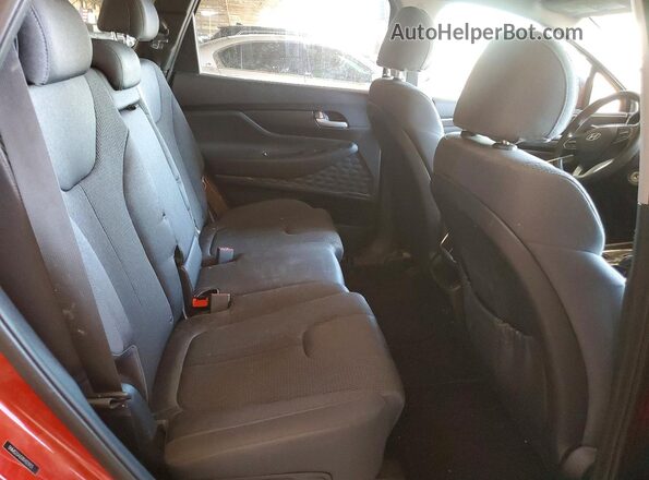 5NMS23AD2KH123923 2019 HYUNDAI SANTA Темно-бордовый Вид задних сидений