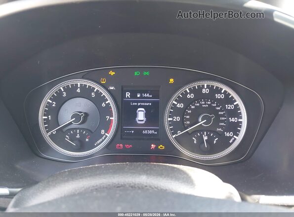 5NMS23AD2KH134159 2019 HYUNDAI SANTA FE White Widok tylnych siedzeń