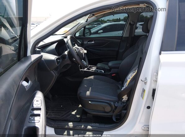 5NMS23AD2KH134159 2019 HYUNDAI SANTA FE White Widok wnętrza z przodu