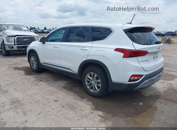 5NMS23AD2LH179166 2020 HYUNDAI SANTA FE White Հետևի ձախ