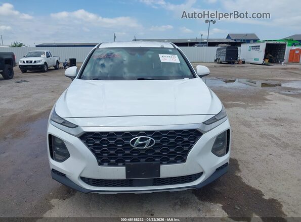 5NMS23AD2LH179166 2020 HYUNDAI SANTA FE White Սարքավորումների վահանակի տեսք