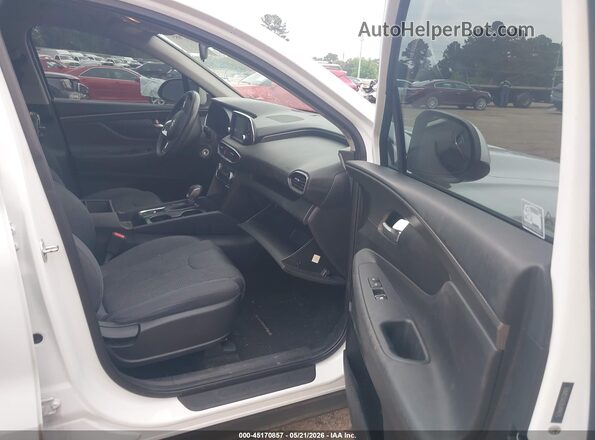 5NMS23AD3LH194775 2020 HYUNDAI SANTA FE White წინა სალონის ხედი