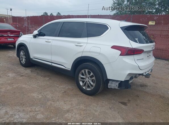 5NMS23AD3LH194775 2020 HYUNDAI SANTA FE White უკანა მარცხენა