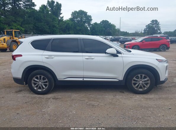 5NMS23AD3LH194775 2020 HYUNDAI SANTA FE White უკანა სალონის ხედი