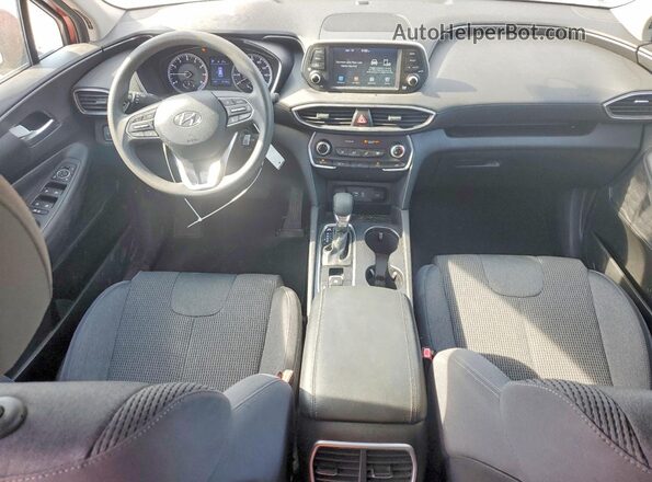 5NMS23AD4KH065247 2019 HYUNDAI SANTA Maroon Առջևի վահանակի տեսք