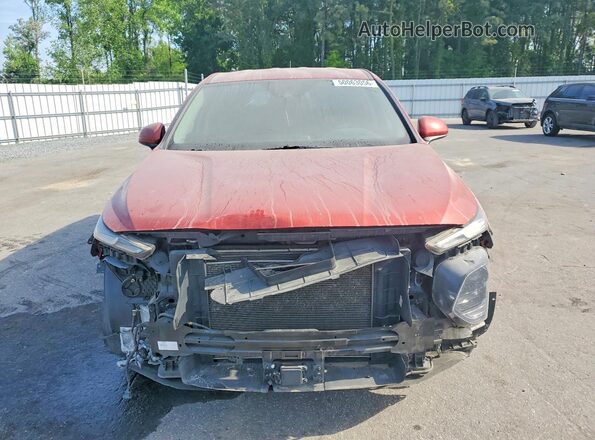 5NMS23AD4KH065247 2019 HYUNDAI SANTA Maroon Դիմացի տեսք