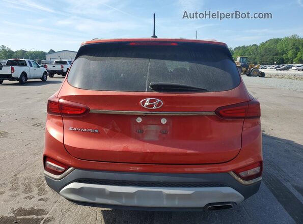 5NMS23AD4KH065247 2019 HYUNDAI SANTA Maroon Հետևի տեսք