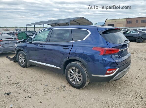 5NMS23AD4KH106394 2019 HYUNDAI SANTA Blue 