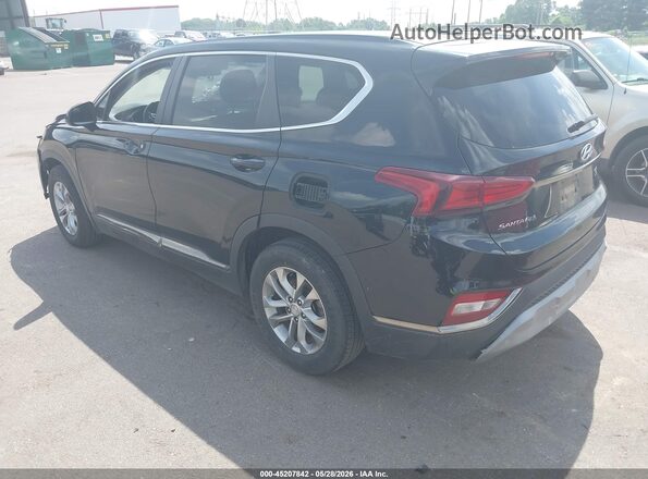 5NMS23AD6KH030807 2019 HYUNDAI SANTA FE Black Rear left