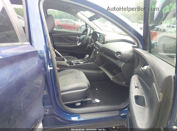 5NMS23AD7KH064609 2019 HYUNDAI SANTA FE Blue Front interior view