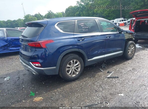 5NMS23AD7KH064609 2019 HYUNDAI SANTA FE Blue Rear right