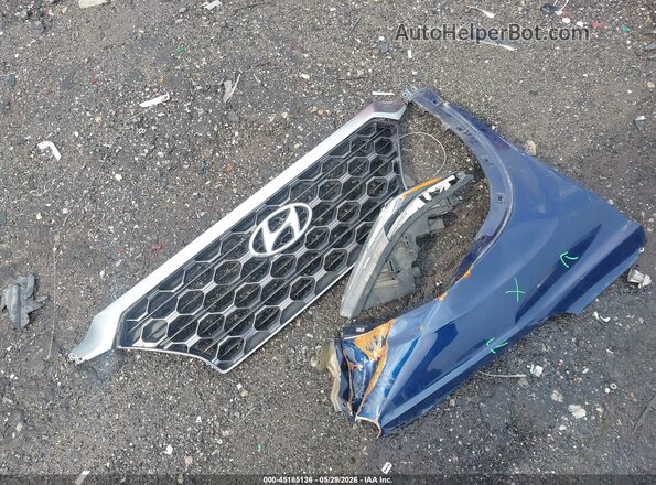 5NMS23AD7KH064609 2019 HYUNDAI SANTA FE Blue Instrument cluster view