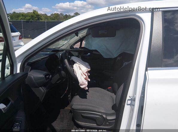 5NMS23AD7KH110181 2019 HYUNDAI SANTA FE Белый Вид салона спереди