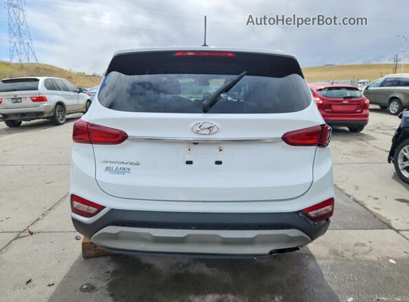 5NMS23AD7KH112030 2019 HYUNDAI SANTA White Vista trasera