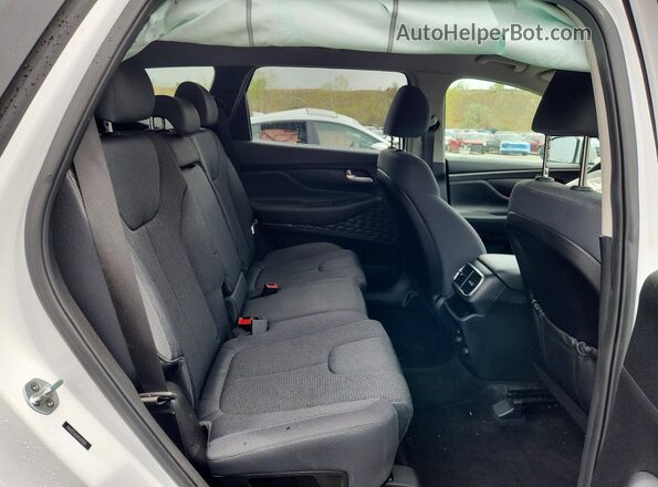 5NMS23AD7KH112030 2019 HYUNDAI SANTA White Vista interior trasera
