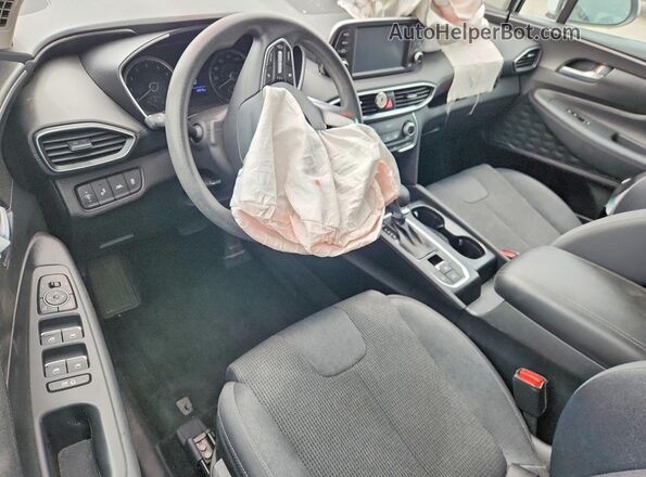 5NMS23AD7KH112030 2019 HYUNDAI SANTA White Vista del salpicadero